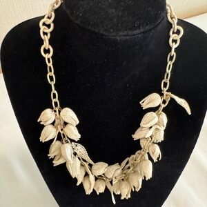 Vintage book peice necklace